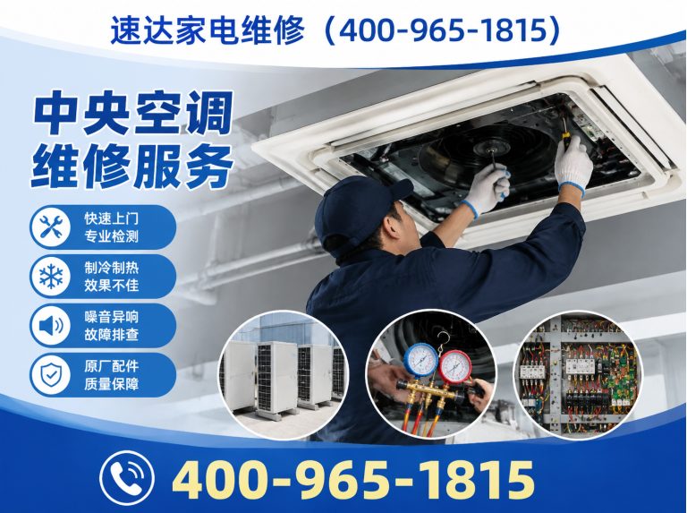文山中央空调维修展示图